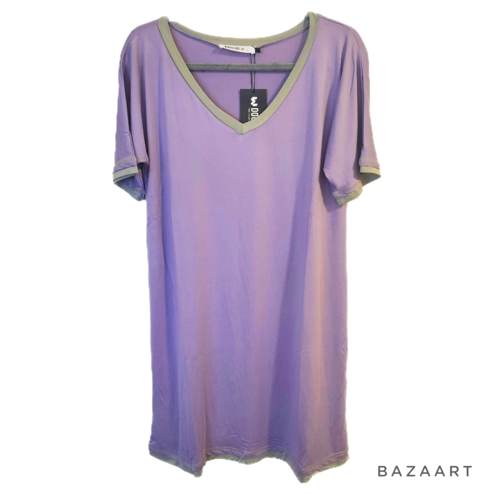 NWT ☆ Comfy Purple Sleep Shirt - Picture 1 of 7